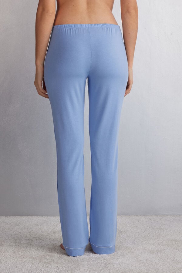 Blue Intimissimi Long Micromodal Women Pajamas | xe3yKWw0