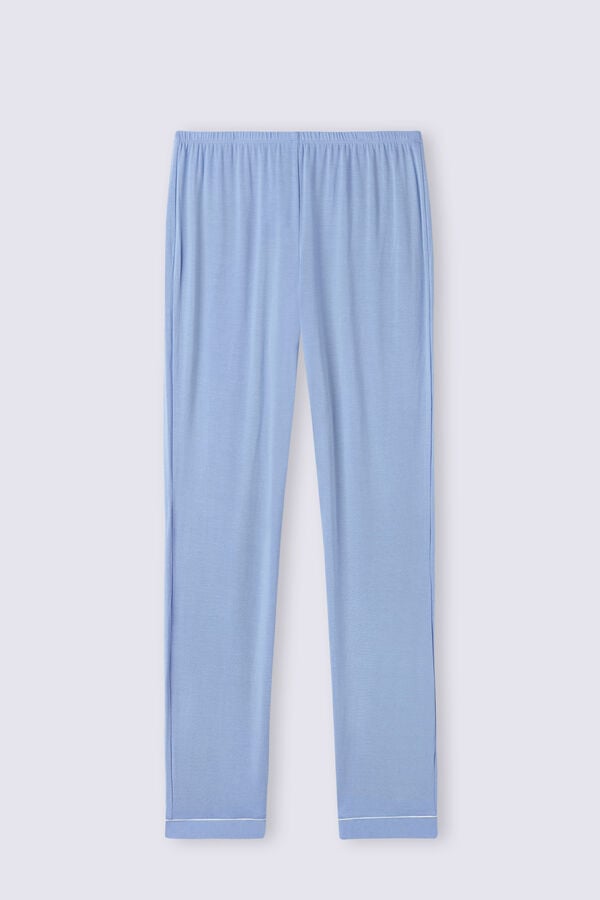 Blue Intimissimi Long Micromodal Women Pajamas | xe3yKWw0