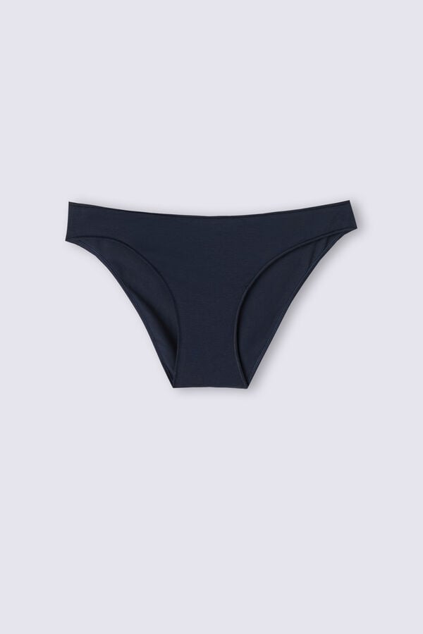 Blue Intimissimi Low Rise Cotton Women Panties | Nxrx6q1v