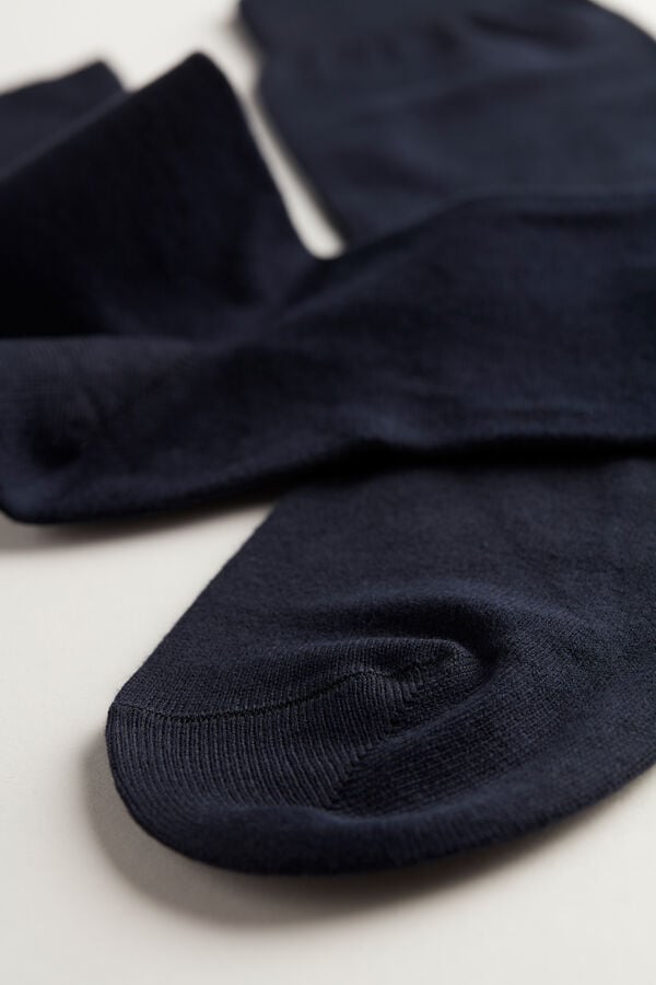 Blue Intimissimi Short Warm Cotton Men Socks | z784tjgH