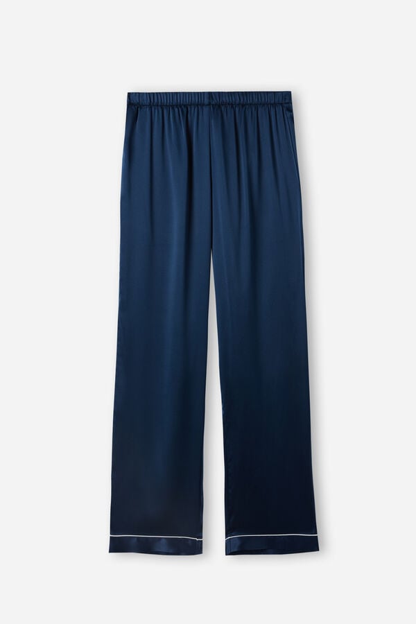 Blue Intimissimi Silk Satin Women Pants | y28Q3eno