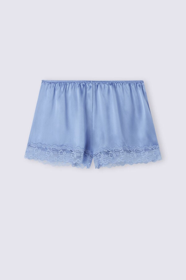 Blue Intimissimi Silk Women Shorts | cnp5Qf6s