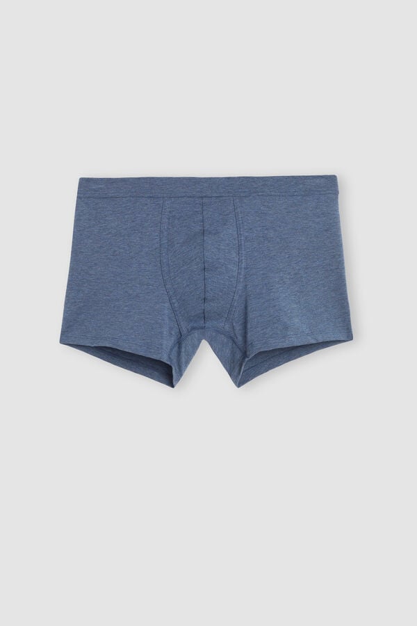 Blue Intimissimi Superior Cotton Men Boxer | cvC6qQFG