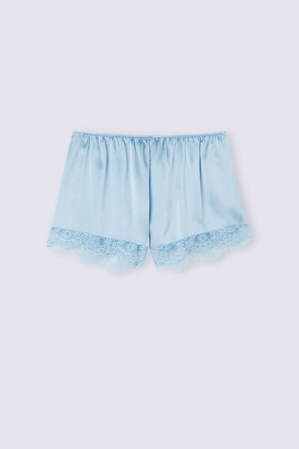 Blue Intimissimi The Most Romantic Season Silk Women Shorts | GI6iYTHz