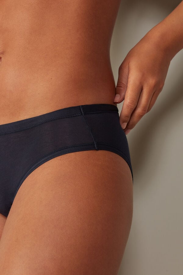 Blue Intimissimi Ultralight Cotton Women Panties | mcrazSgb