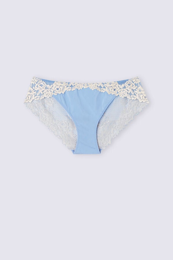 Blue / White Intimissimi Pretty Flowers Women Panties | r25UQ7nD