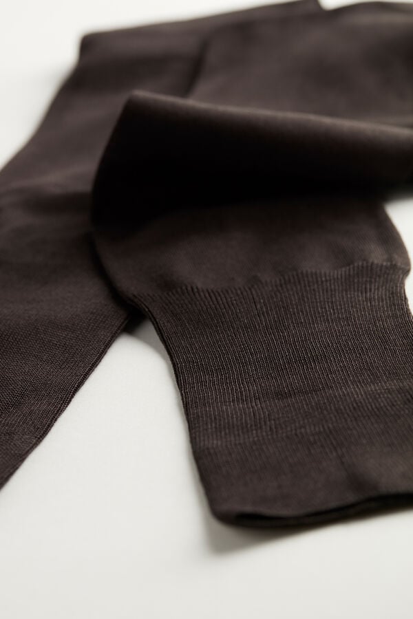 Brown Intimissimi Tall Sateen Egyptian Cotton Men Socks | DFhCS9xc