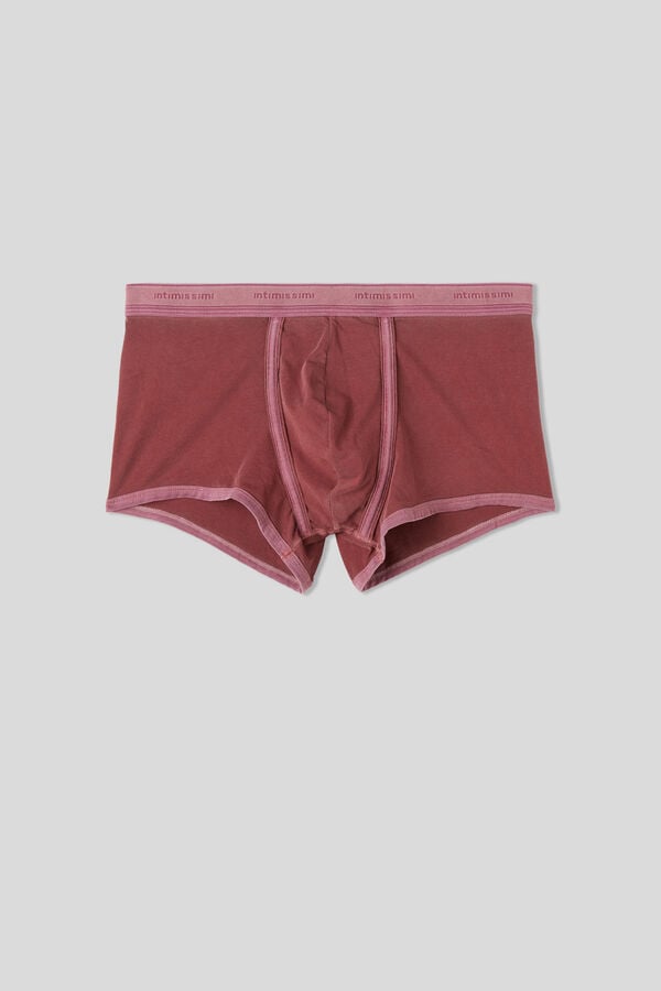 Burgundy Intimissimi Natural Fresh Cotton Men Boxer | H3KixwC6