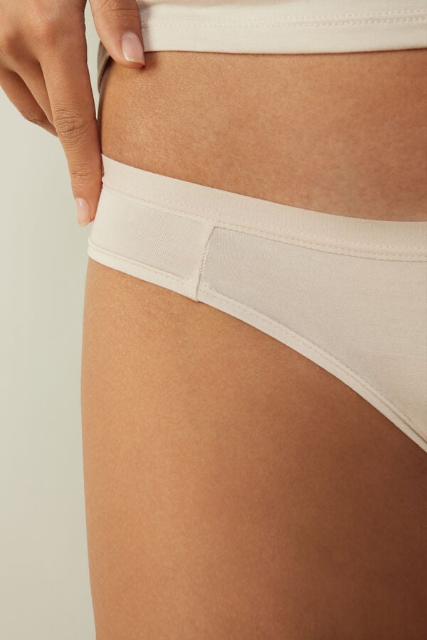 Cream Pink Intimissimi Cotton Women Panties | wHTf51gs