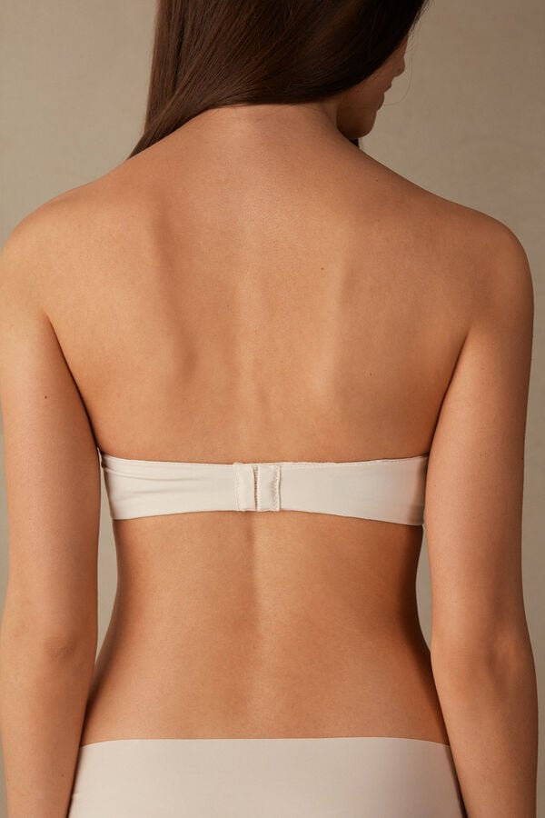 Cream Pink Intimissimi Gioia Bandeau Women Bra | 62ItWCze