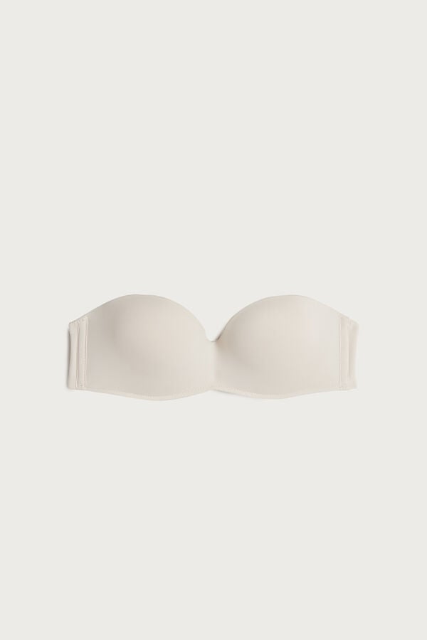 Cream Pink Intimissimi Gioia Bandeau Women Bra | 62ItWCze