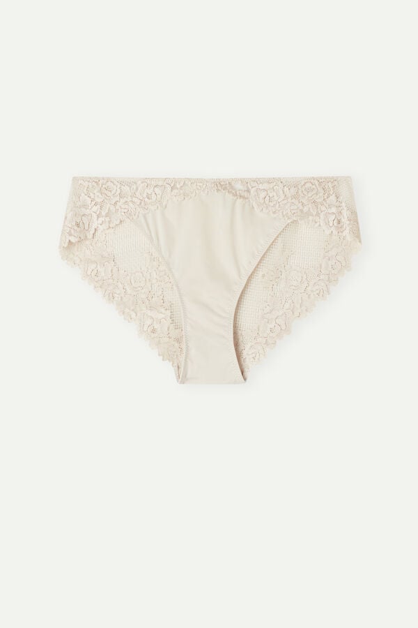 Cream Pink Intimissimi Pretty Flowers Women Panties | Wpujcpji