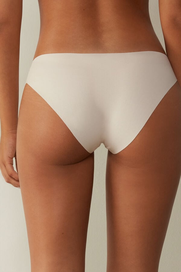 Cream Pink Intimissimi Seamless Cotton Women Panties | DT1QiliH