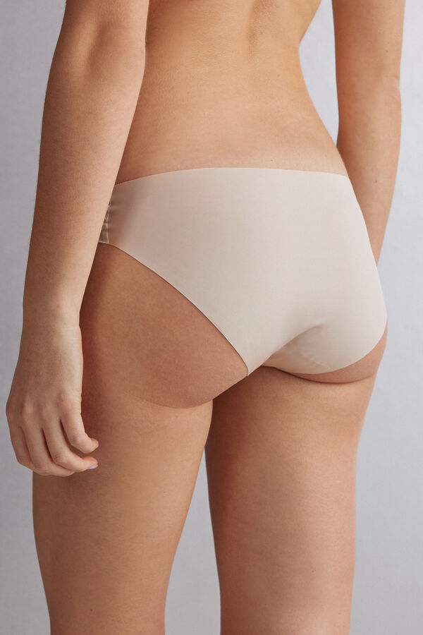 Cream Pink Intimissimi Seamless Microfiber Women Panties | jktKzlBh