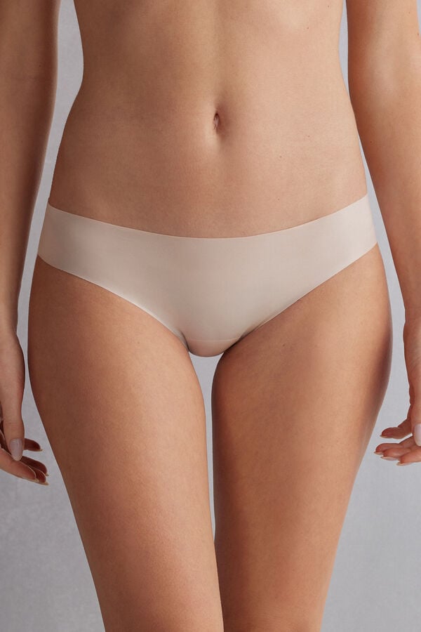 Cream Pink Intimissimi Seamless Microfiber Women Panties | jktKzlBh