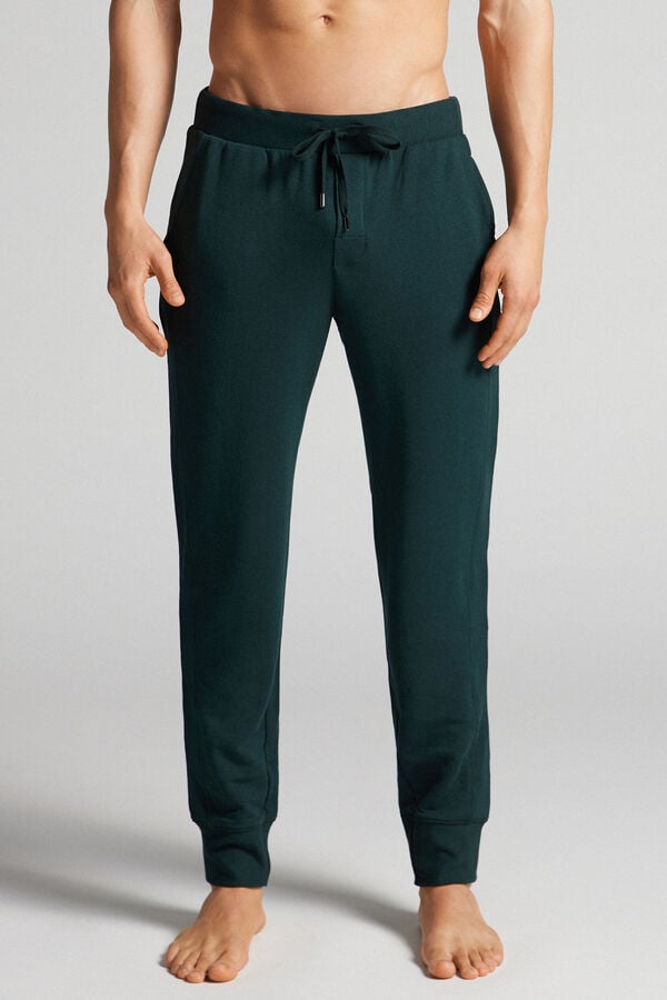 Dark Green Intimissimi Micromodal Men Trousers | aC8vUnNN