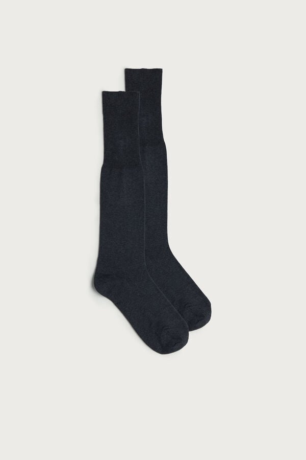 Dark Grey Intimissimi Tall Warm Cotton Men Socks | cHASKJc0