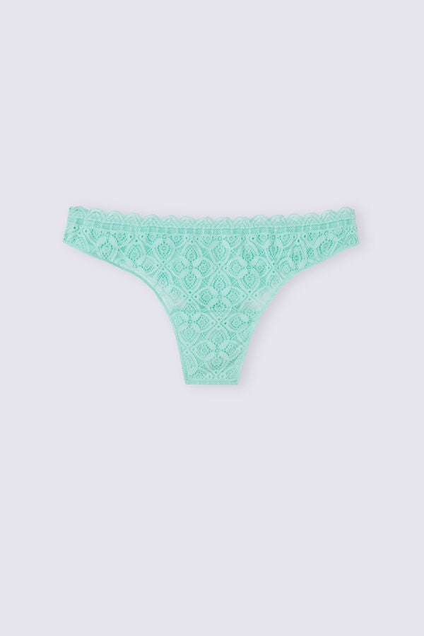 Green Intimissimi Lace And Microfiberzilian Women Briefs | jIz0sWIn