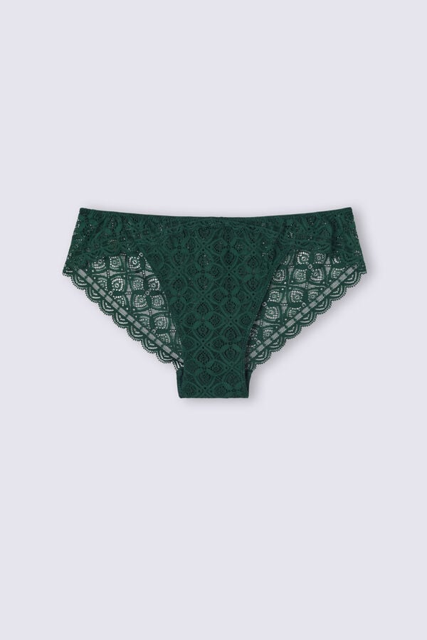 Green Intimissimi Low Rise Lace Women Panties | B8CD0T3t