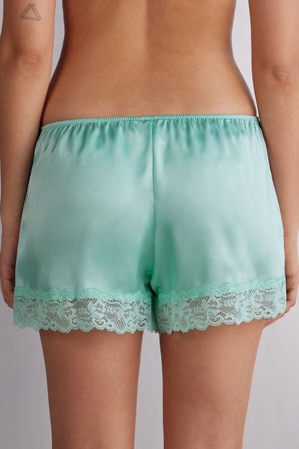 Green Intimissimi Silk Women Shorts | aHNoav4g