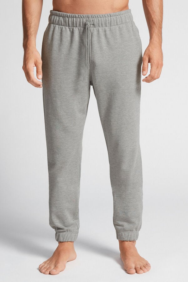 Grey Intimissimi Full Length Lightweight Sweat Men Pants | irtjCb02