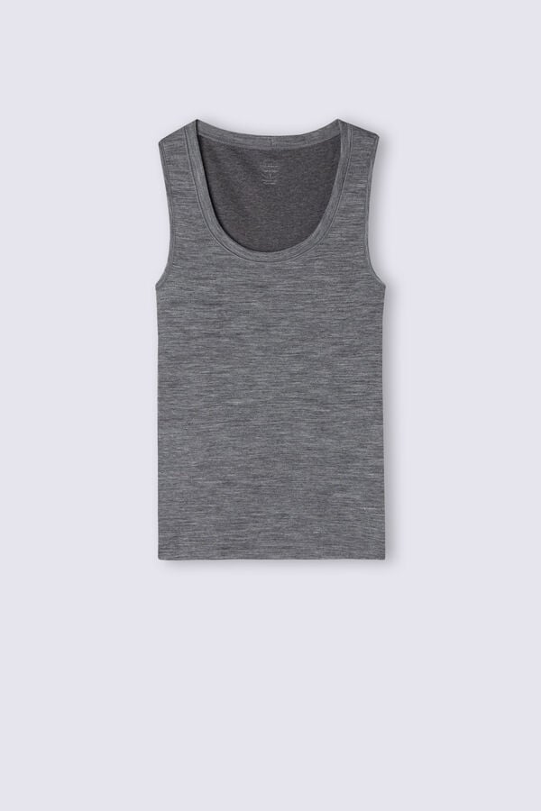 Grey Intimissimi Wool Cotton Women Tank Top | It9B3HAI