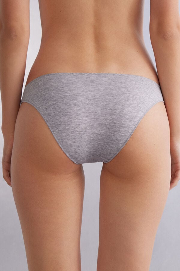 Light Grey Intimissimi Low Rise Cotton Women Panties | UgqZFyhu