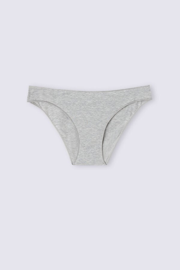 Light Grey Intimissimi Low Rise Cotton Women Panties | UgqZFyhu