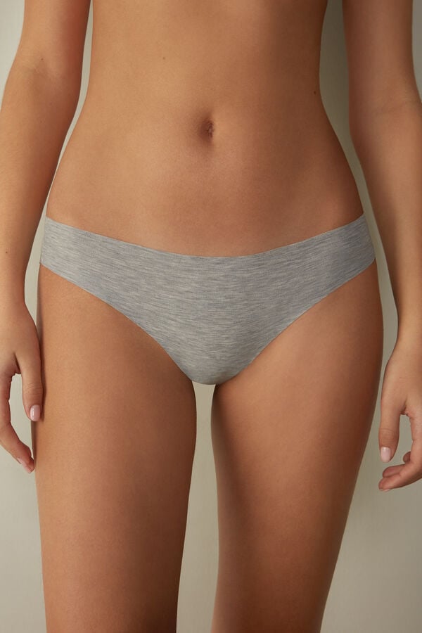 Light Grey Intimissimi Seamless Cottonzilian Women Briefs | loxv3si8