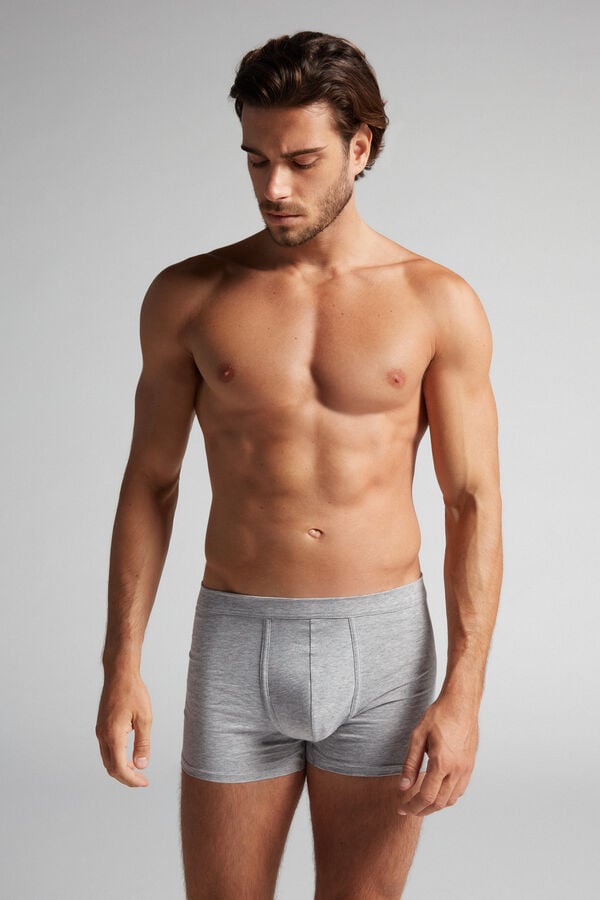 Light Grey Intimissimi Superior Cotton Men Boxer | 62IN4mp9