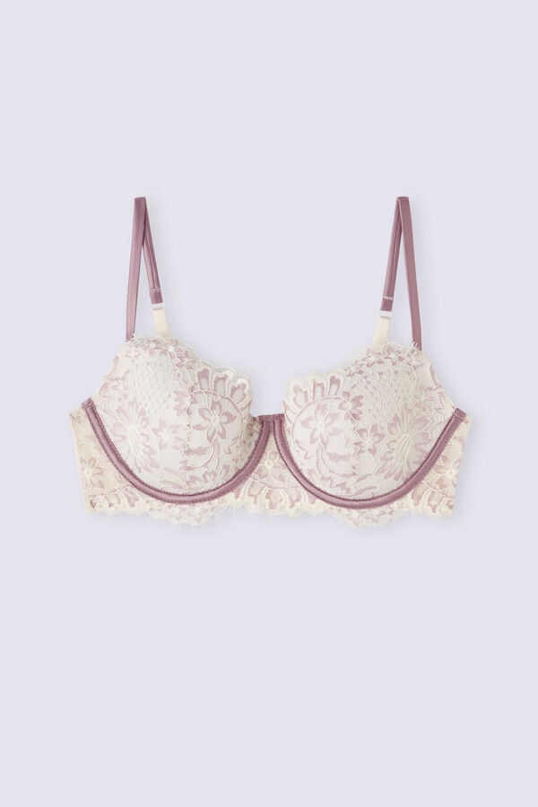 Light Yellow Intimissimi Secret Garden Sofia Balconette Women Bra | tCt8bRKb