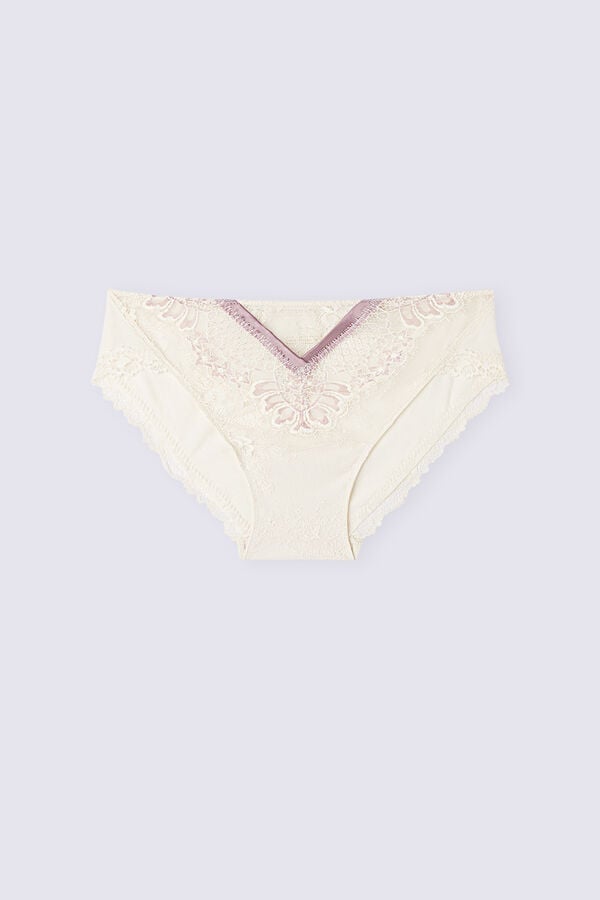 Light Yellow Intimissimi Secret Garden Women Panties | UjmhG3Tg