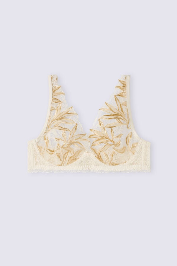 Light Yellow White Intimissimi Golden Hour Balconette Women Bra | 7a7ImbYQ