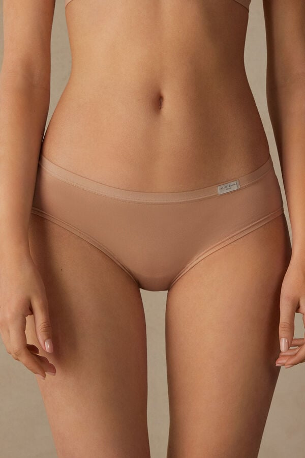 Orange Beige Intimissimi Cozy Cotton Women Panties | Axb99sG6