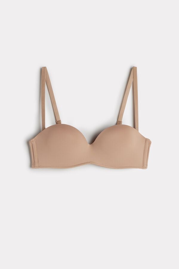 Orange Beige Intimissimi Gioia Bandeau Women Bra | rK56D29k