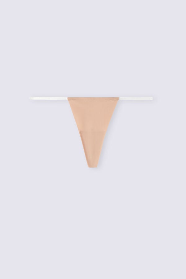 Orange Beige Intimissimi Invisible In Ultralight Microfiber Women Thong | xHD81rX3