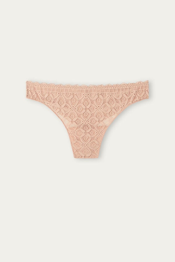 Orange Beige Intimissimi Lace And Microfiberzilian Women Briefs | kB5hNim3