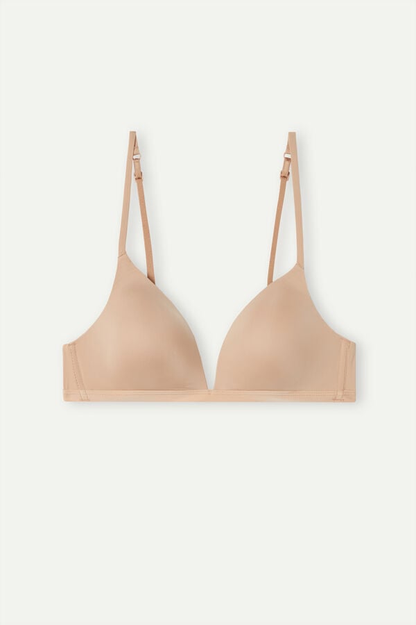 Orange Beige Intimissimi Tiziana Triangle Ultralight Microfiber Women Bra | s6tD0vyZ