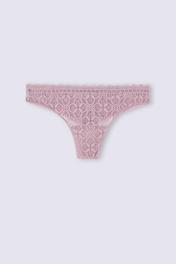 Pink Intimissimi Lace And Microfiberzilian Women Briefs | BBxggG5r