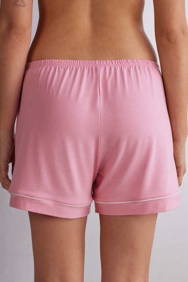 Pink Intimissimi Modal With Contrast Trim Women Shorts | Ds05kqFD