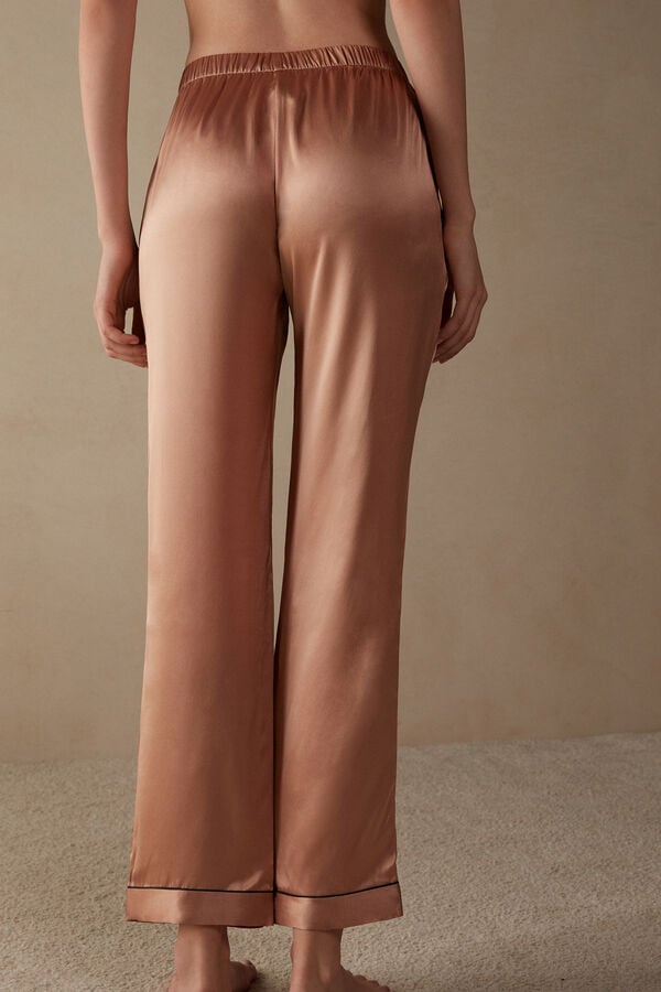 Pink Intimissimi Silk Satin Women Pants | 6bUCh65w