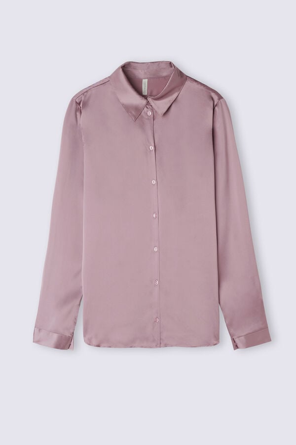 Pink Intimissimi Silk Women Shirt | WJoU4KaX