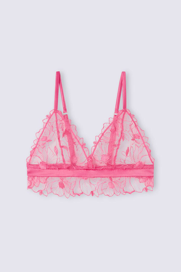 Pink Intimissimi Sweet Like Sugar Triangle Women Bra | jUDI82R9