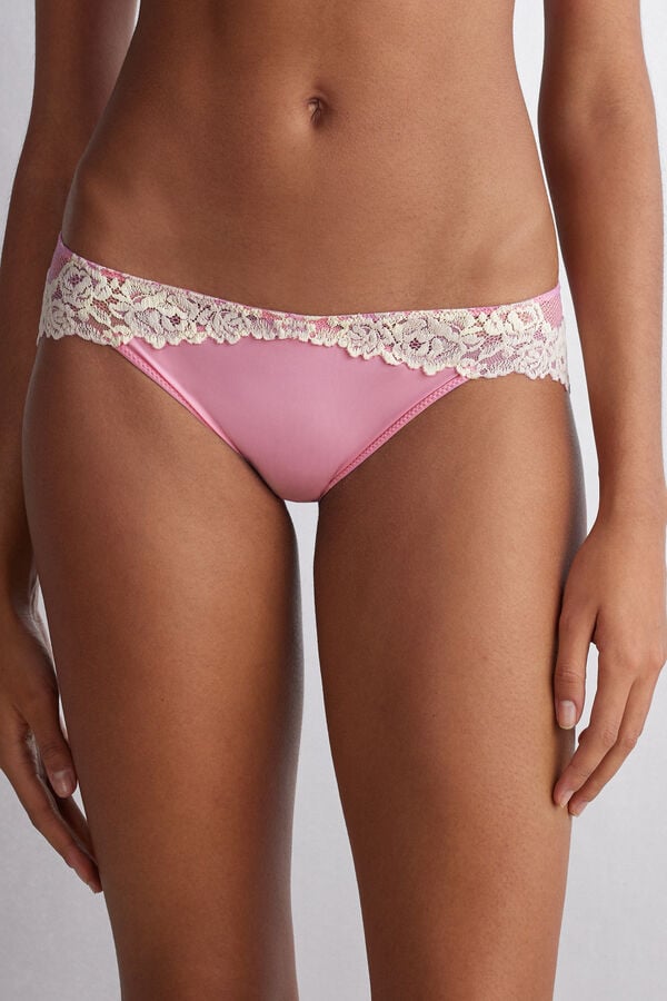 Pink / White Intimissimi Pretty Flowers Women Panties | t0ofbcSq