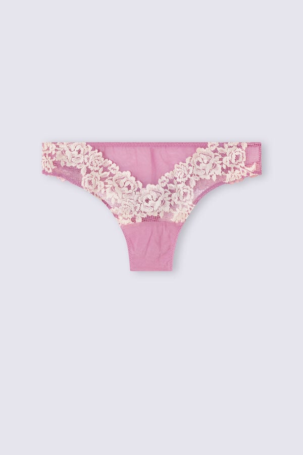 Pink / White Intimissimi Pretty Flowerszilian Women Briefs | QHRQqWNg