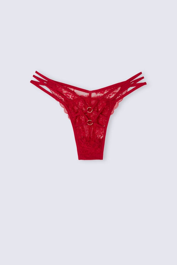 Red Intimissimi Intricate Surface ‘80s Stylezilian Women Briefs | 0UTUUQFY