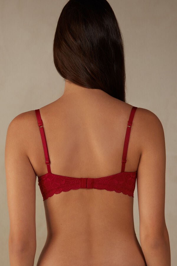 Red Intimissimi Sofia Balconette Lace Women Bra | a0ZQZXn0