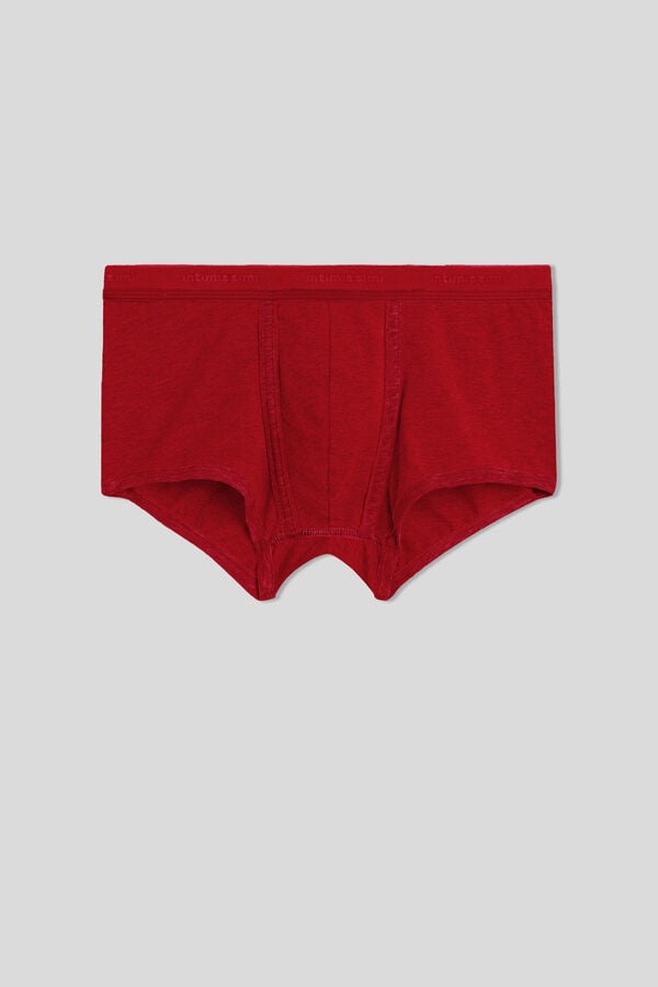 Red / Red Intimissimi Superior Cotton With Logo Men Boxer | K634JevI