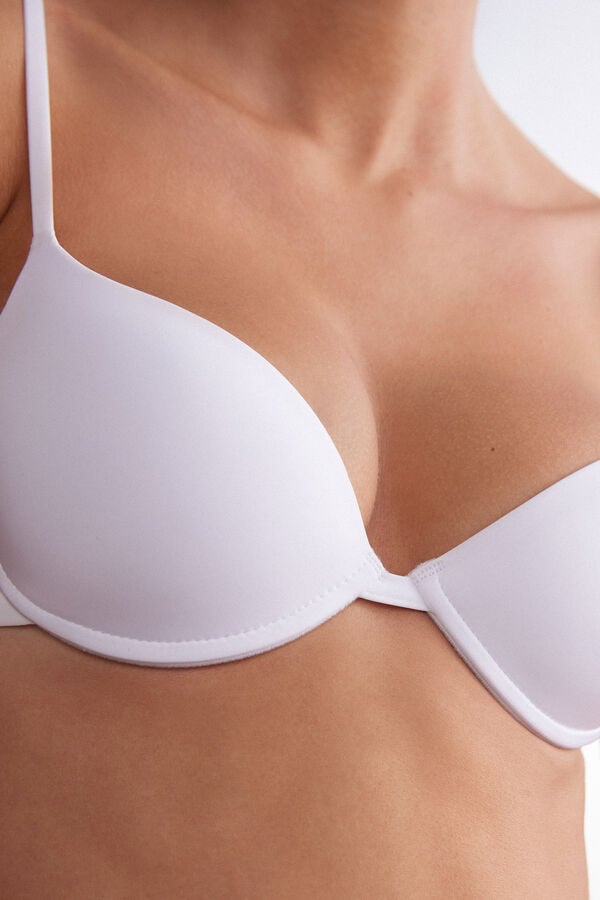 White Intimissimi Bellissima Push-Up Ultralight Microfiber Women Bra | RSKAt2wa