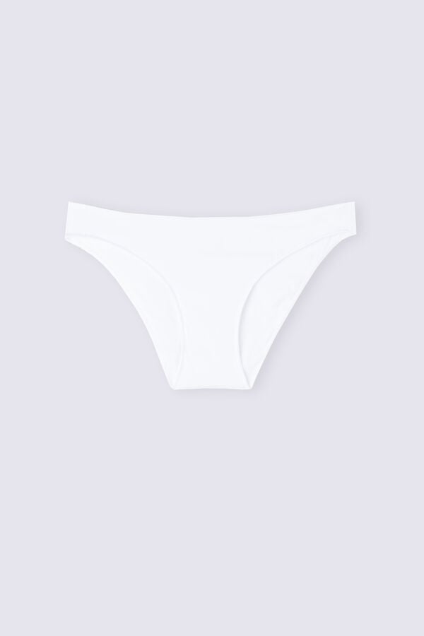 White Intimissimi Low Rise Cotton Women Panties | 38jHDUts